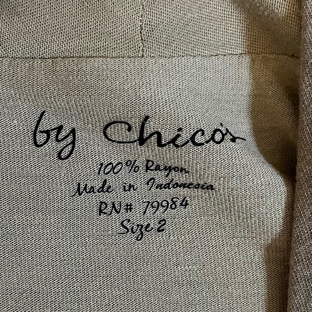 Chico’s Rayon Open Front Cardigan size L - Picture 11 of 13